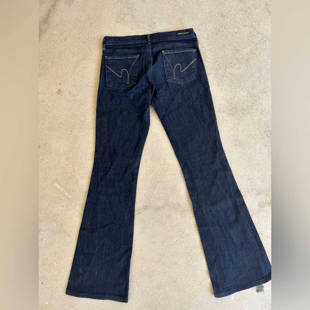 Citizens of Humanity Denim Jeans Ingrid Stretch Low Waist Flare Women Size 28 - Picture 3 of 16